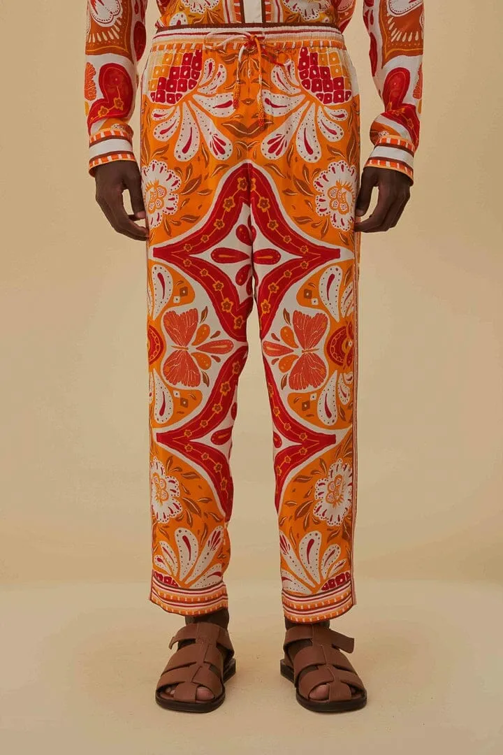 Wonderful Scarf Pants Comfortable Fit Look Lightweight Layer