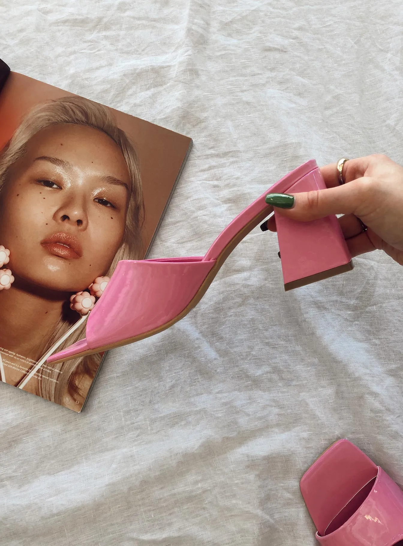 Tuxedo Party Shoes Sunset Boulevard Heels Pink