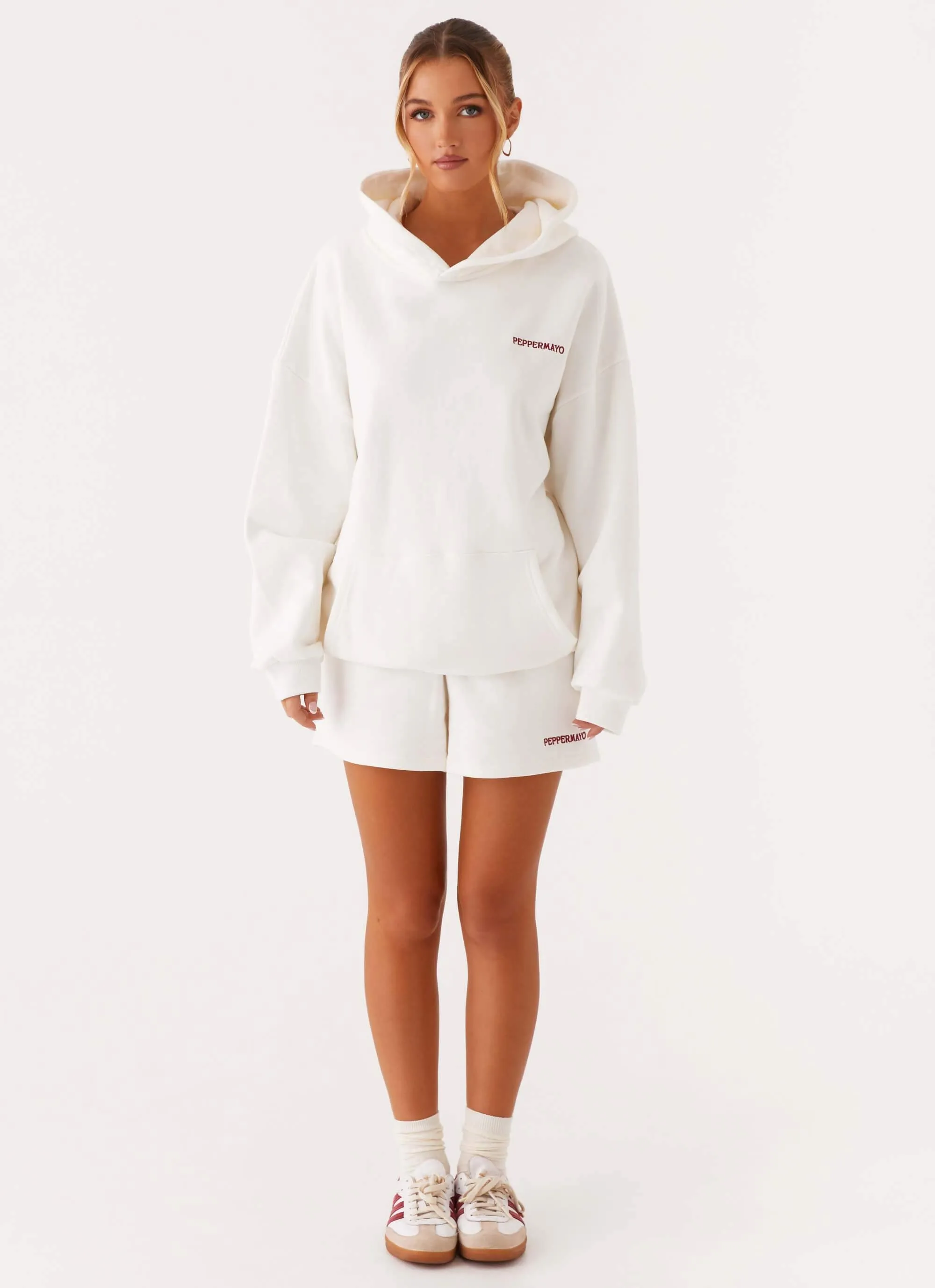 WindResistantWeave Signature Sweatshorts - Ivory