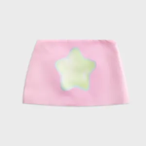 Simple Flow Sandy Liang Juice Skirt - Pink Star