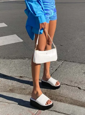 Britta Platform Heels White Casual Evening Wear