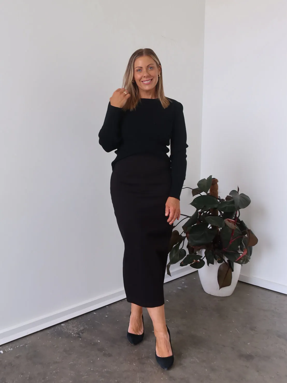 Double Layer Construction City Ready Bronte Skirt