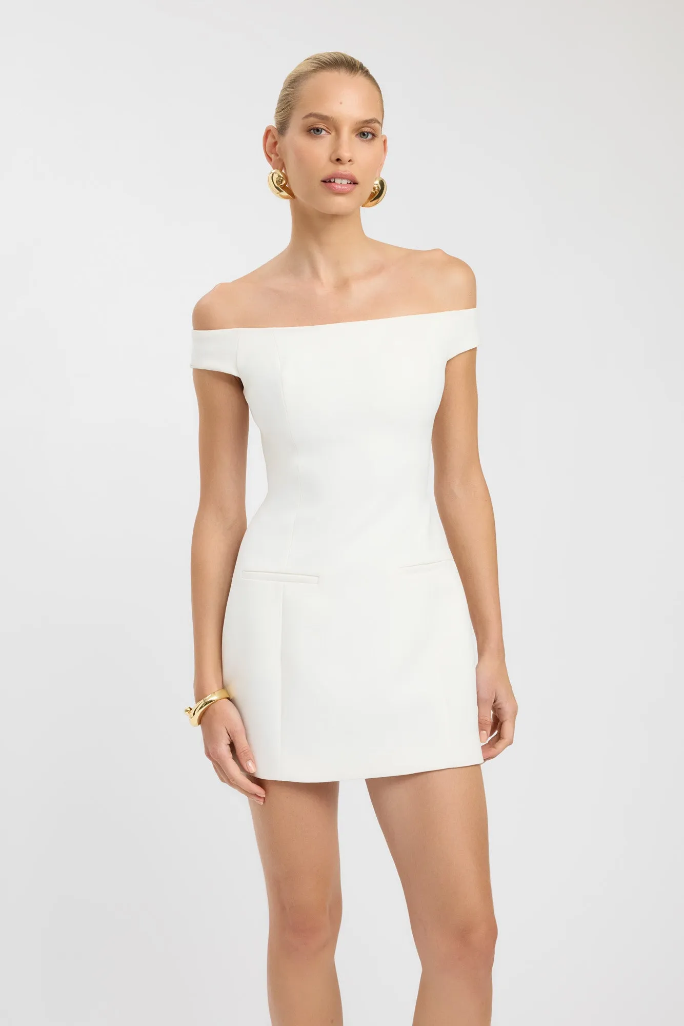 MoistureWickingTechnology Fashionable And Functional Alto Off Shoulder Mini Dress