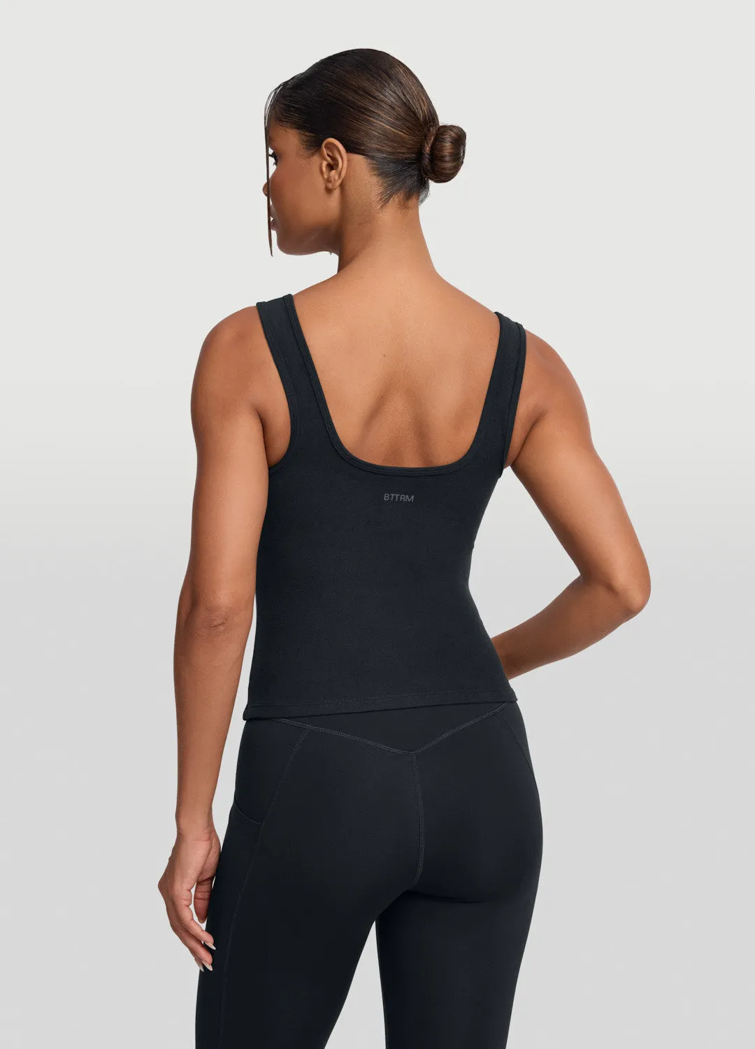 Ultra light Button Front Tank Top