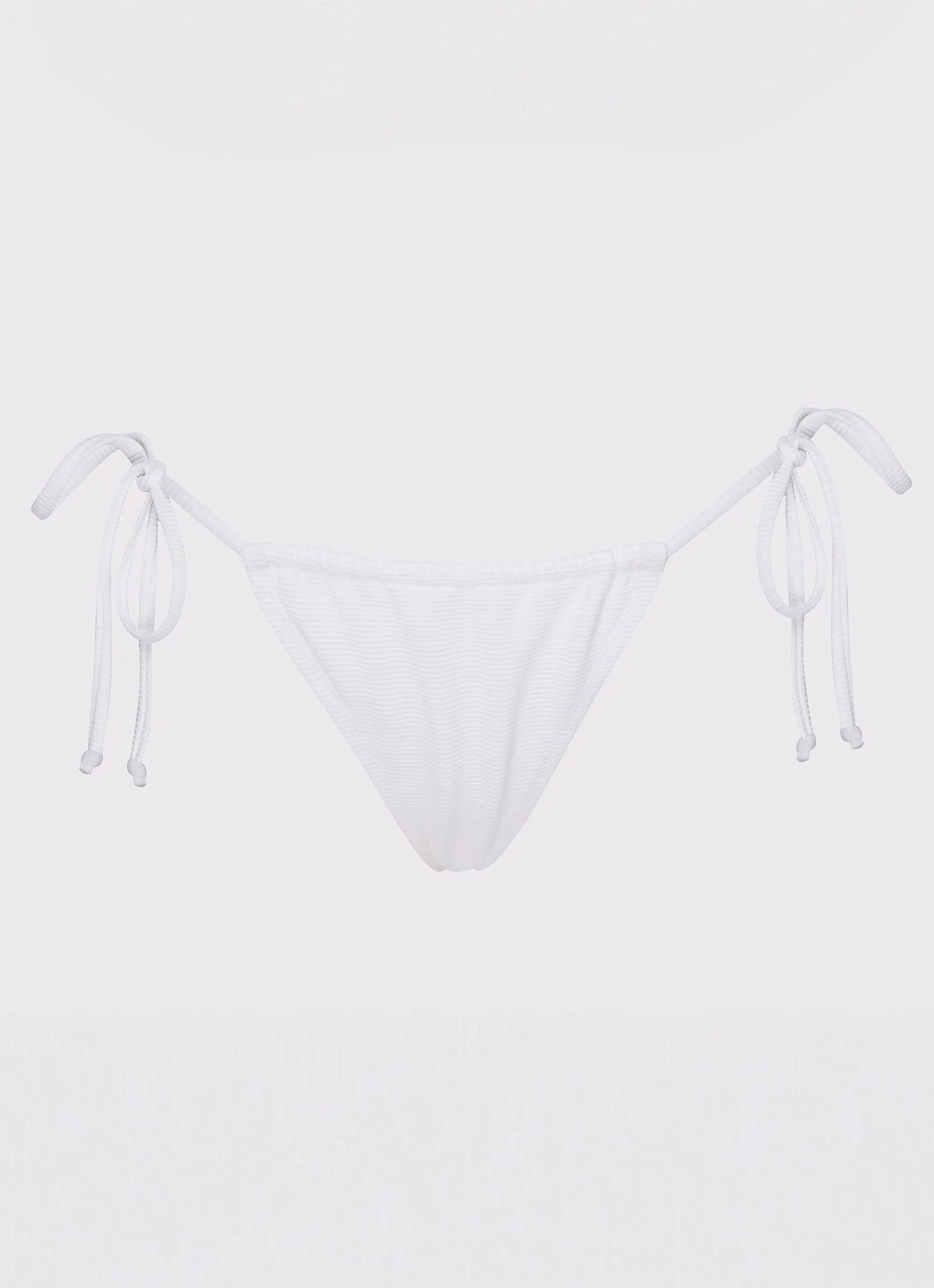 Calista Bikini Bottoms - White Ocean Adventure Swim Style