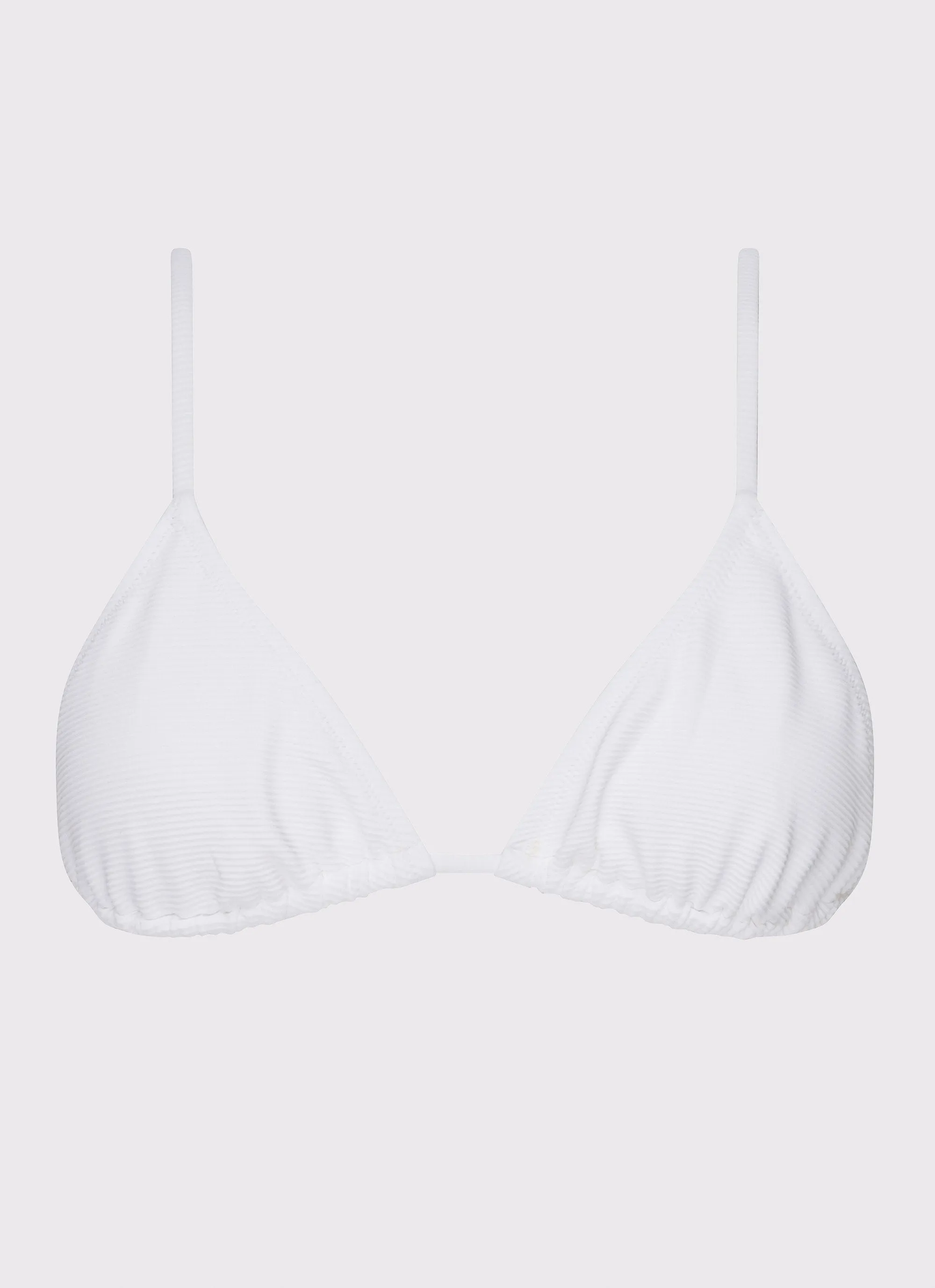 Halter-Neck Calista Bikini Top - White