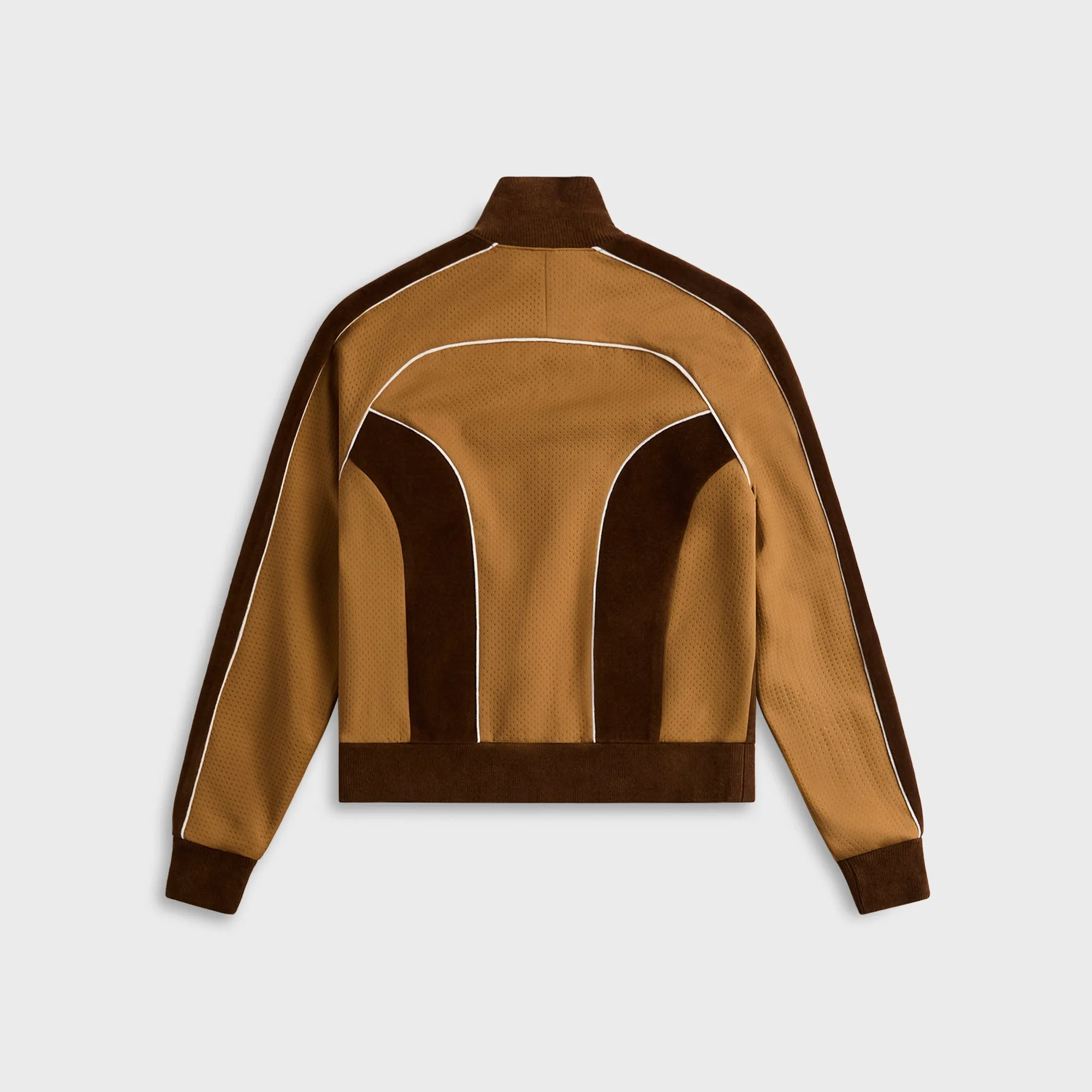 Casablanca Chenille Panelled Track Jacket - Beige Comfortable Urban Piece