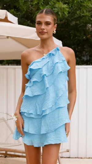 Graduation-Event Cassidi Mini Dress - Blue