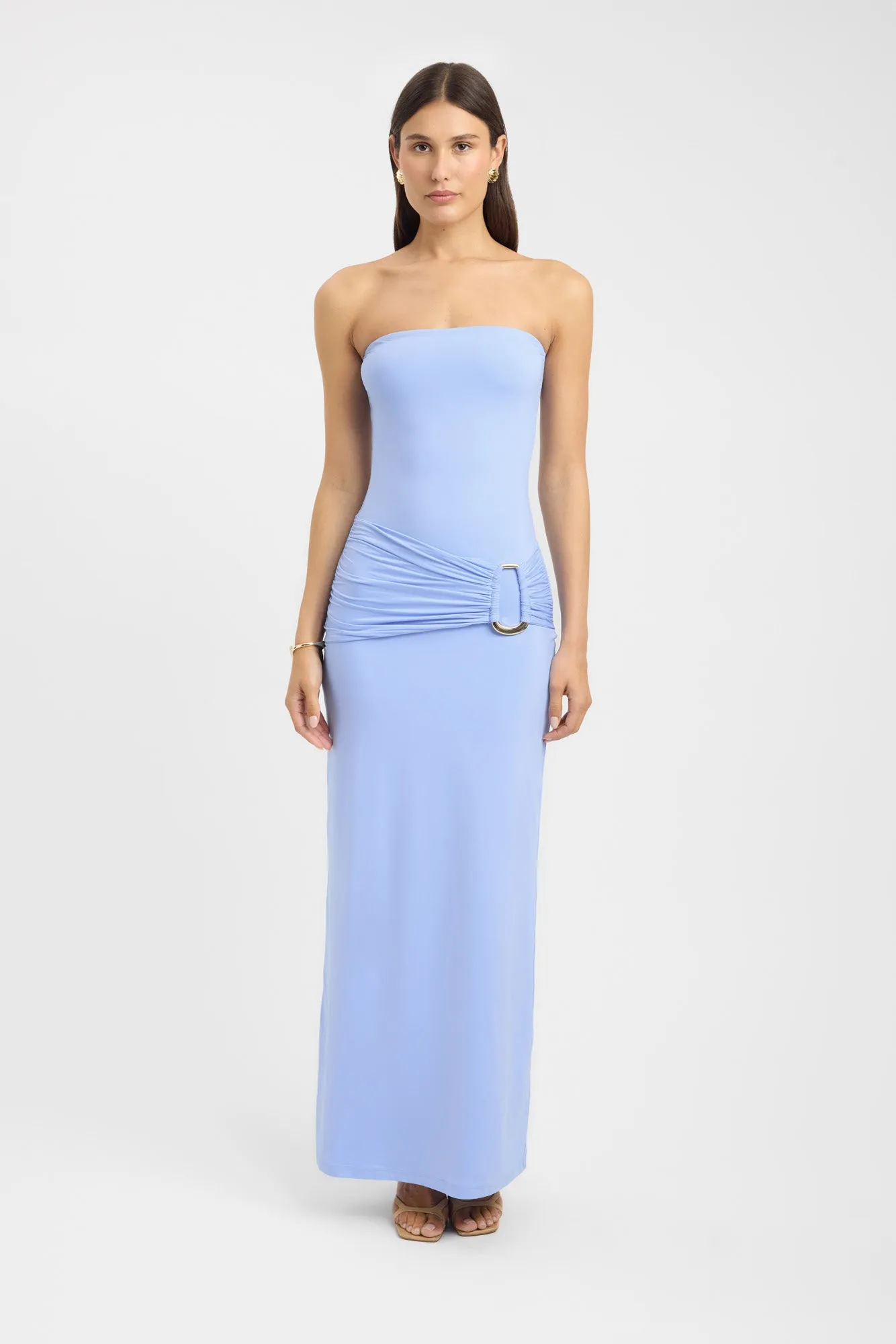 Torin Trim Maxi Dress cut out