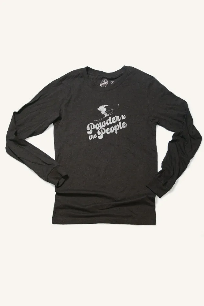 Comfortable texture Classic Layering Powder to the People Longsleeve Shirt (Unisex)