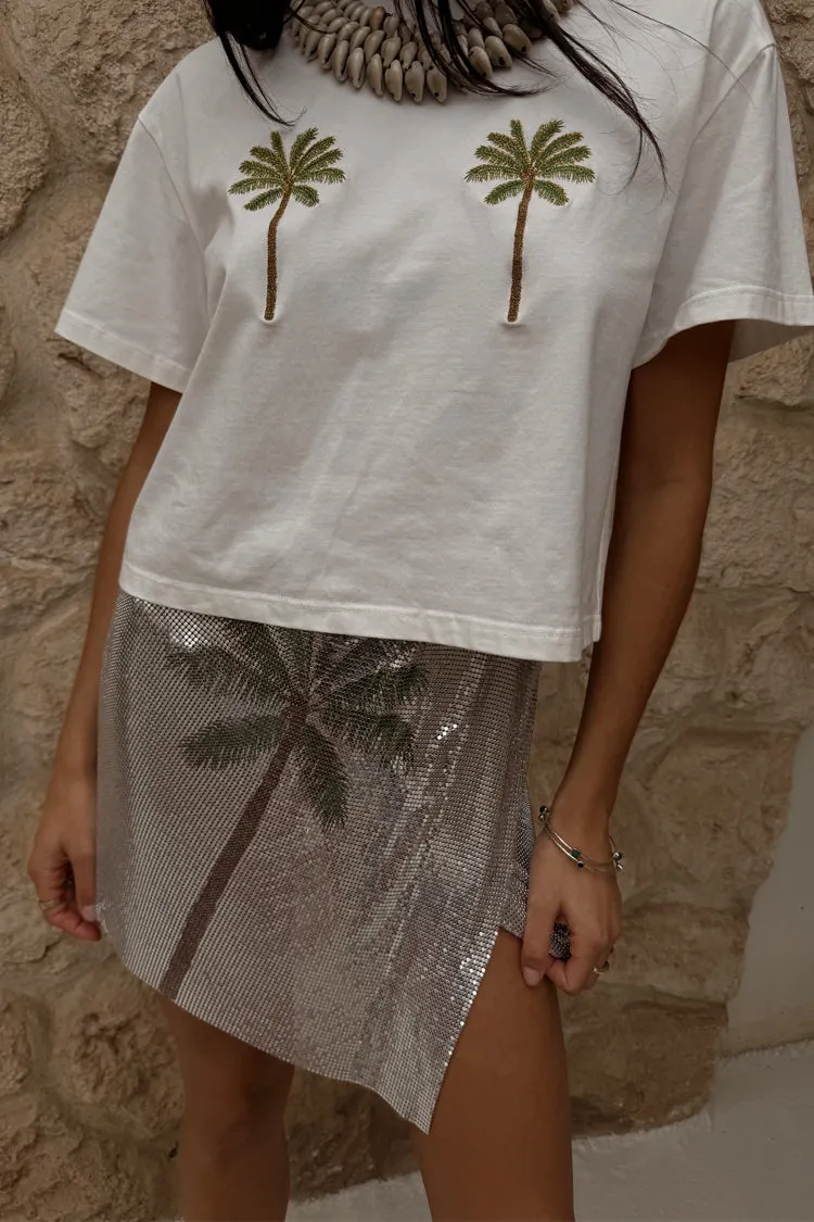 Chainmail Palm Skirt Subtle Finish Luxury Trim