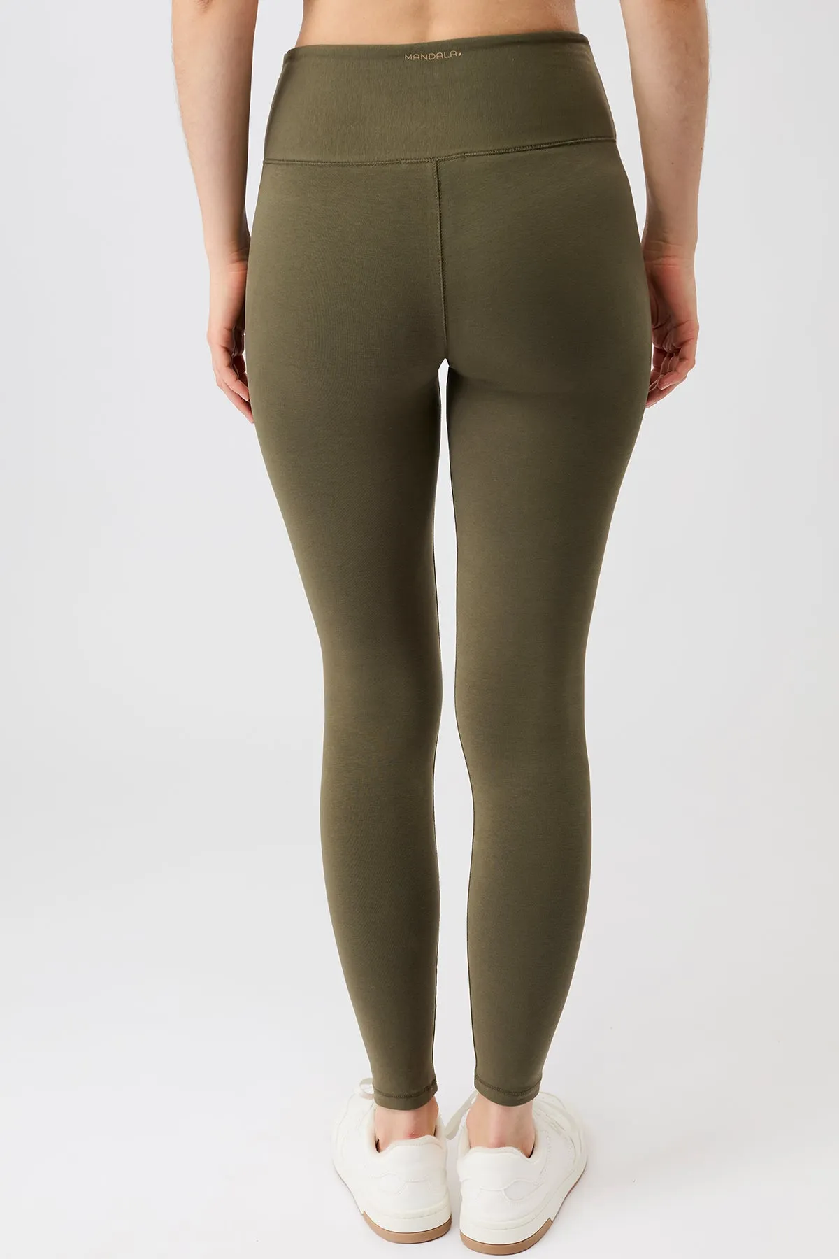 Wrap Legging - Emerald, GOTS Office Fit Compression Support Travel Enthusiast