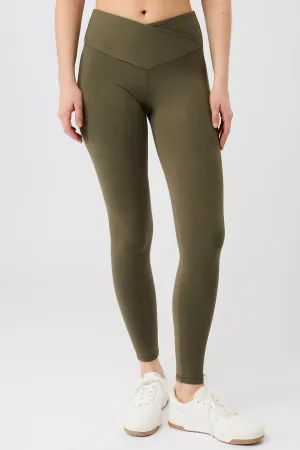 Wrap Legging - Emerald, GOTS Breathable Material Mountain Hike Ultra Light