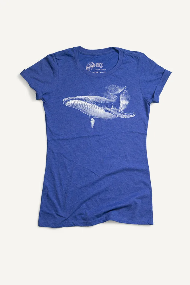 windproof Humpback Whale T-Shirt (Womens)