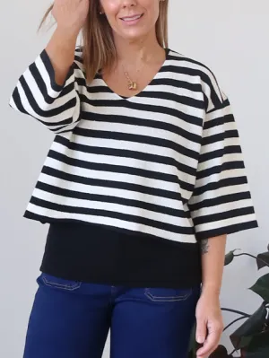 Modern Drape Allegra Knit - Black