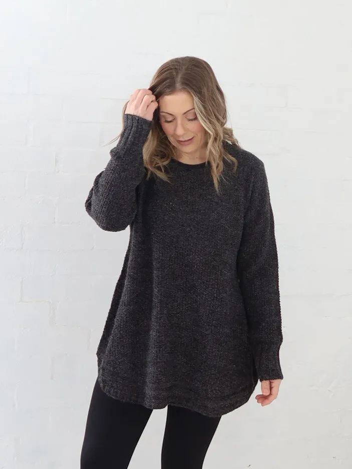 Clark Knit - Charcoal Breathable Liner Integration