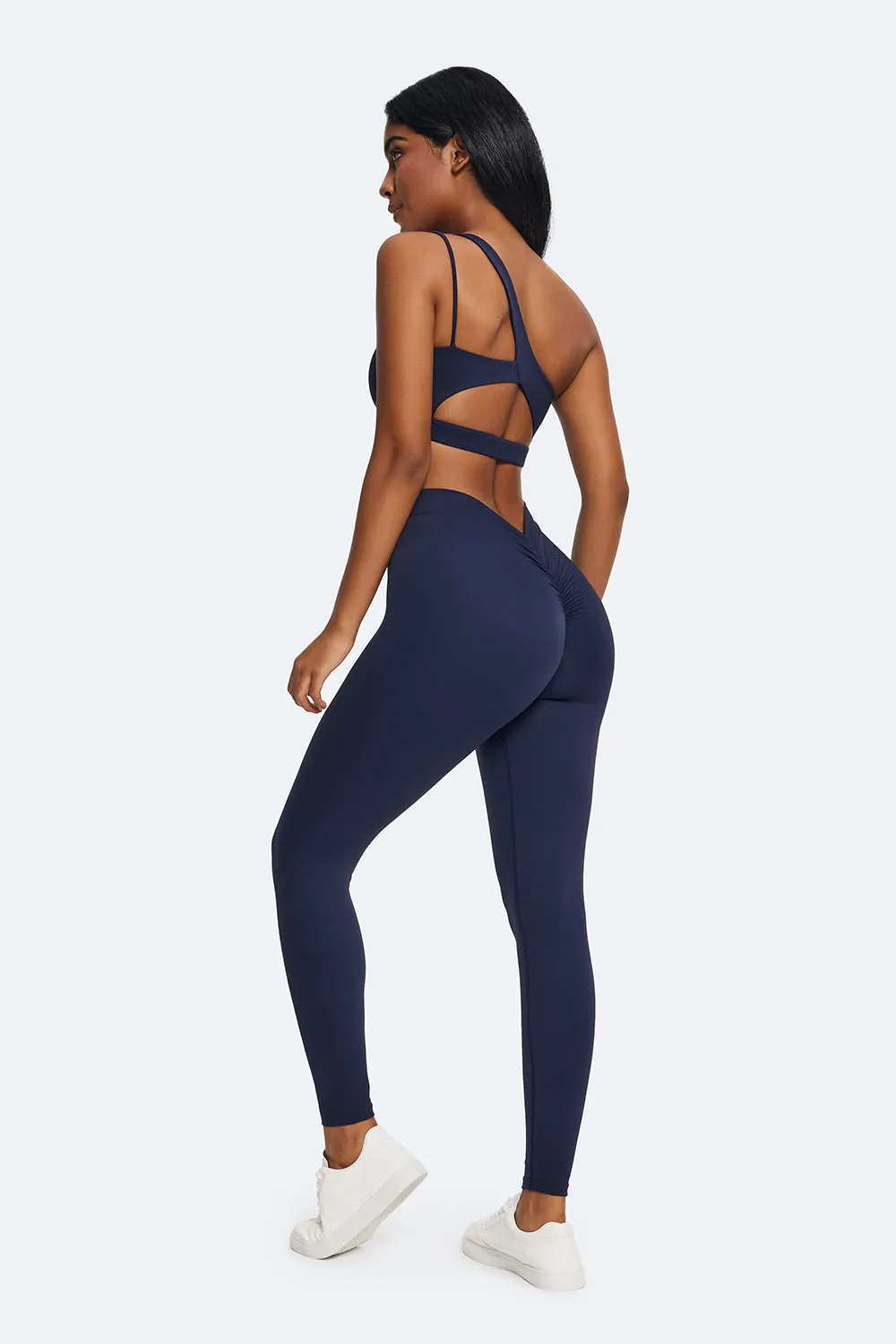 One-Shoulder Strap Top Non-Slip Band Seamless construction