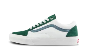 Old Skool "Varsity Canvas - Green" Elastic laces