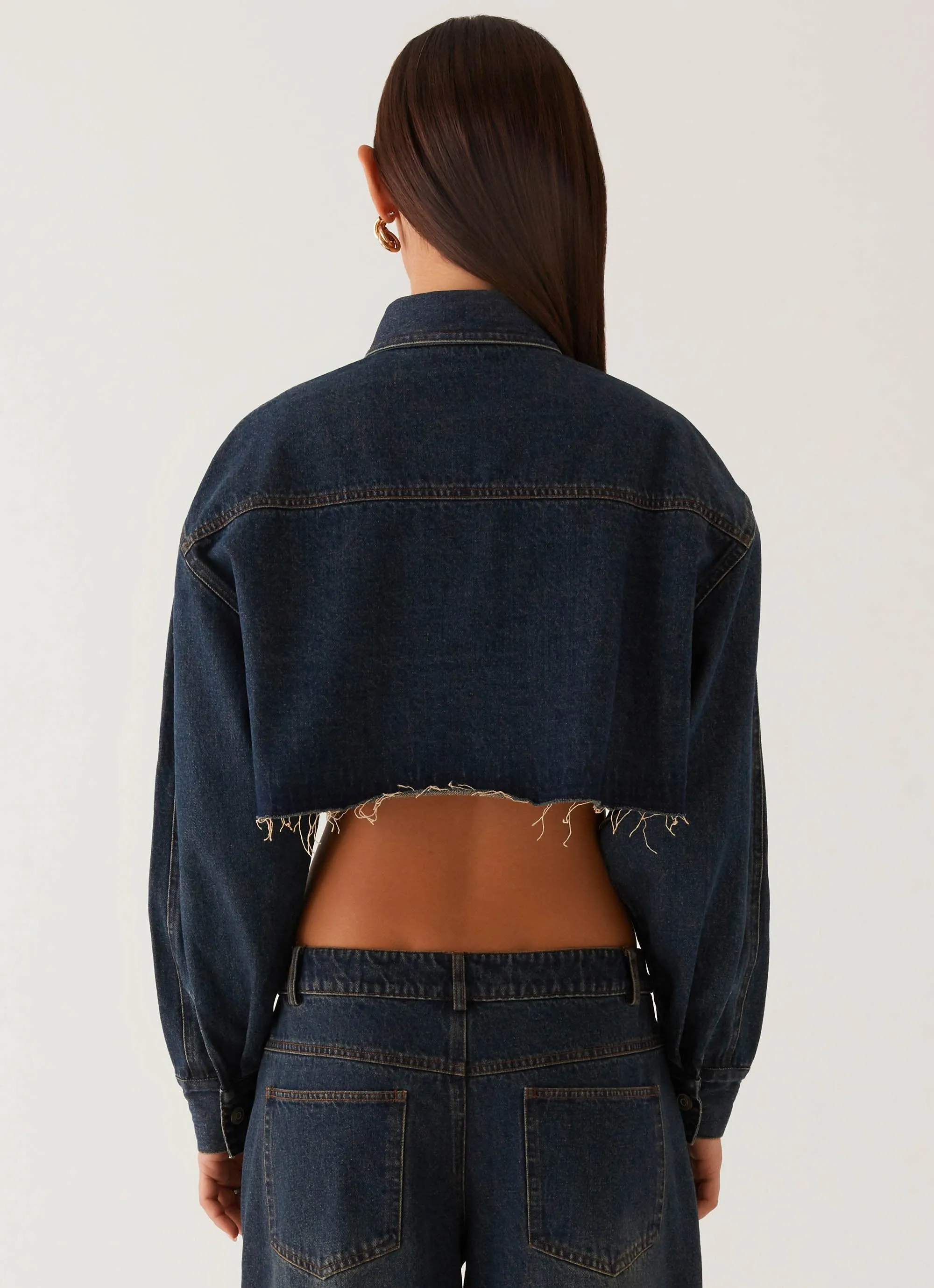 Colorado Cropped Jacket - Blue All Year Use