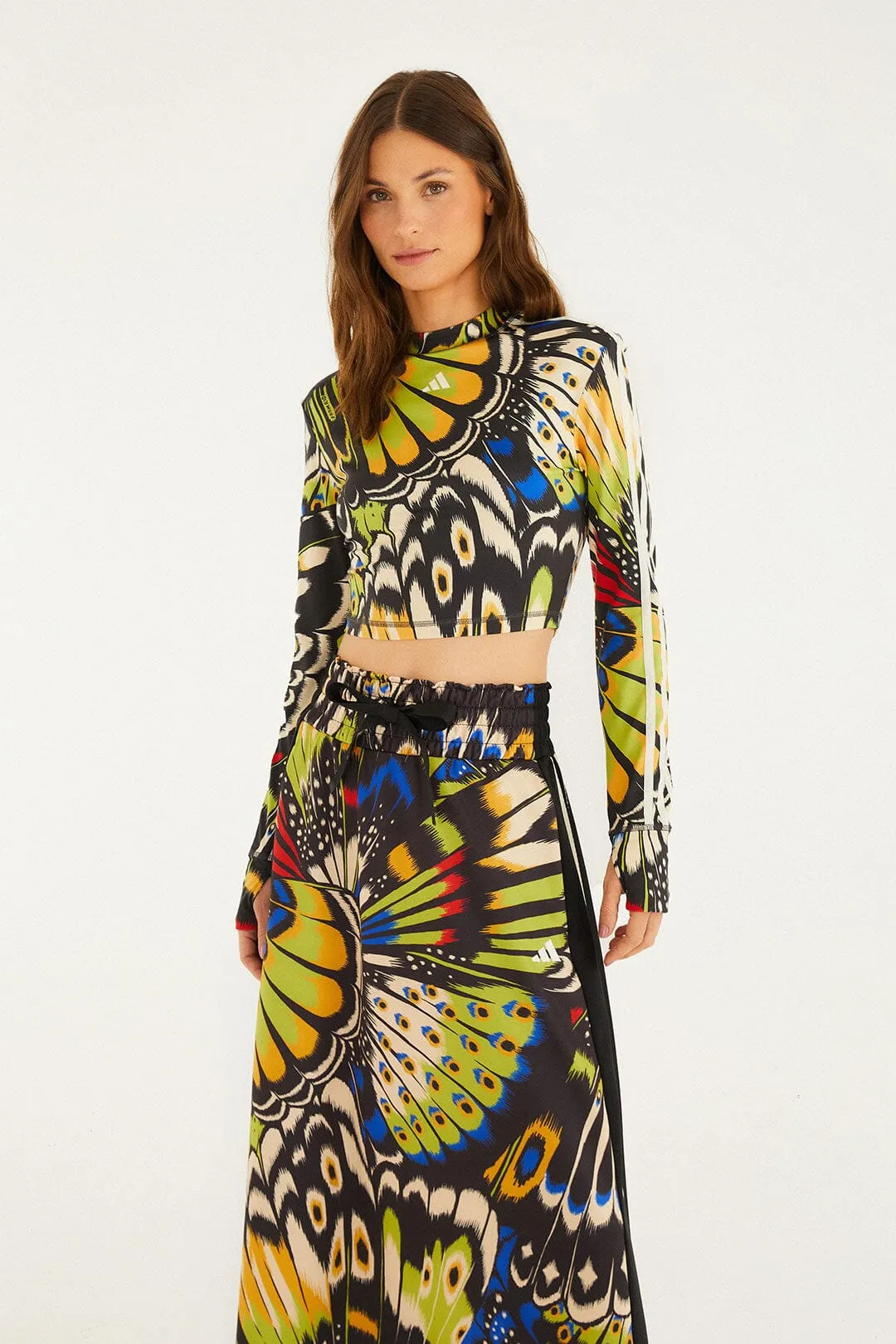 Simple looks Colorfly Green Adidas Skirt