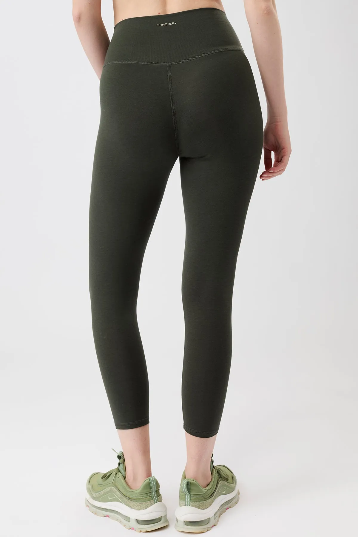 Flexible Style Wear Best Cropped Legging - Dark Olive