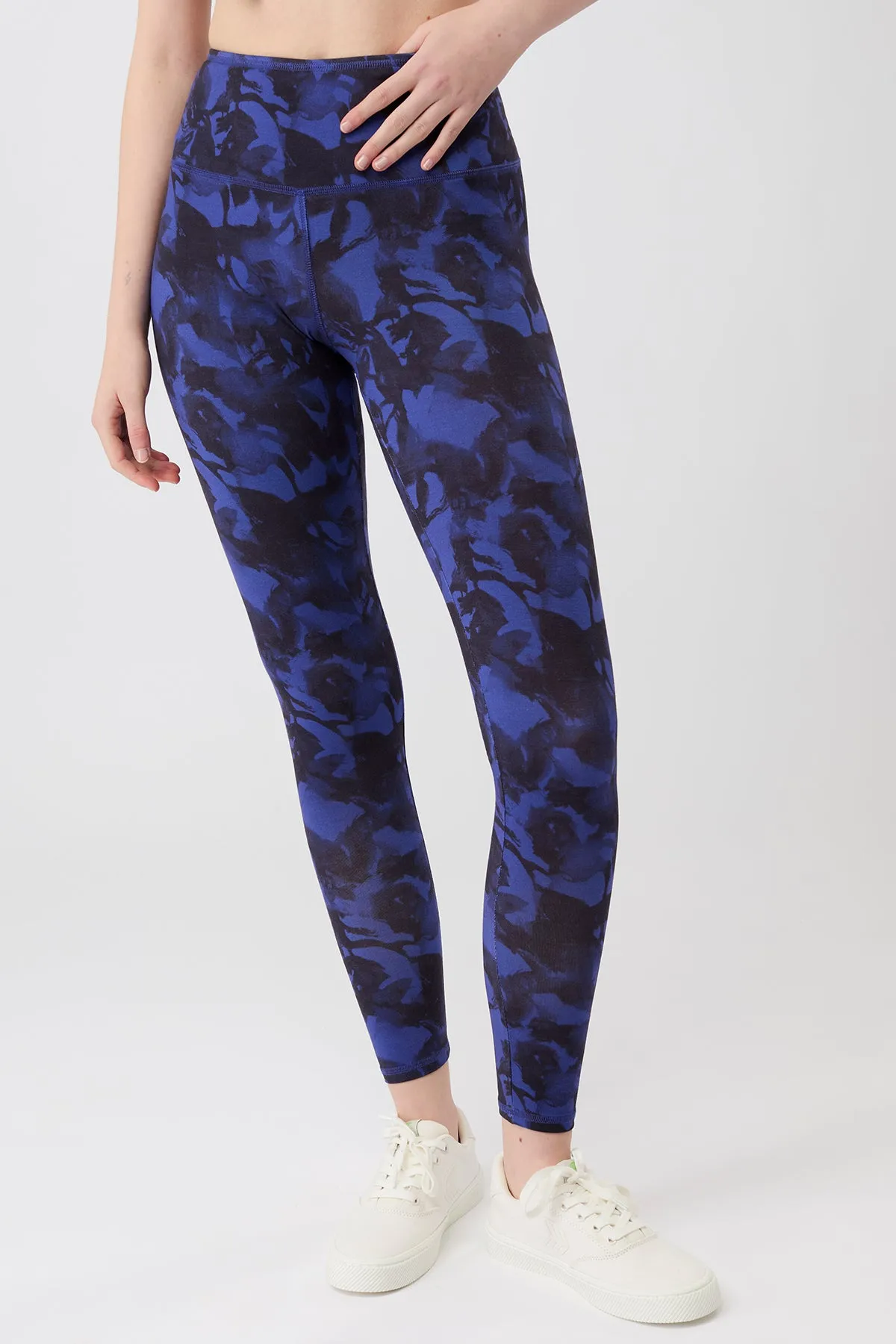Anti Pilling Ultra Comfort Printed Leggings - Saphir Sparkle