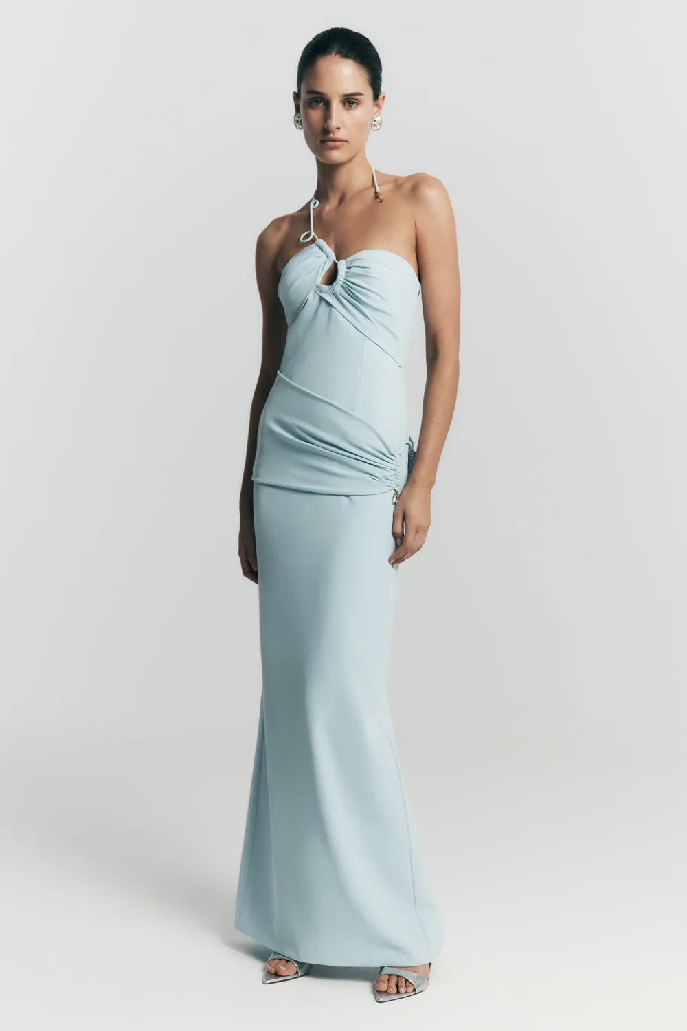 Lalia Teardrop Maxi Dress - Powder Blue Casual Feel
