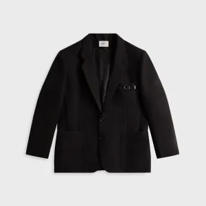Coperni Belted Pocket Tailored Jacket - Black Moisture Wicking Finish