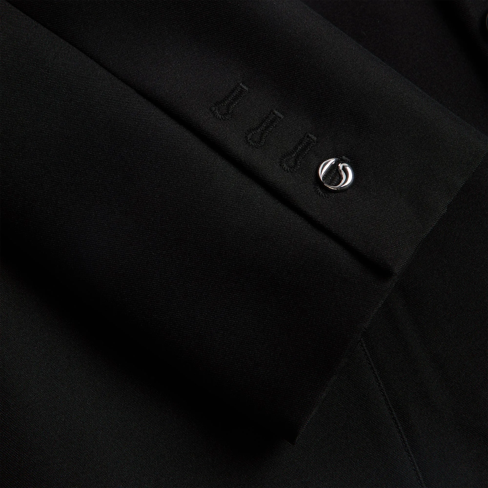 Coperni Belted Pocket Tailored Jacket - Black Friction Resistant Reused Cloth