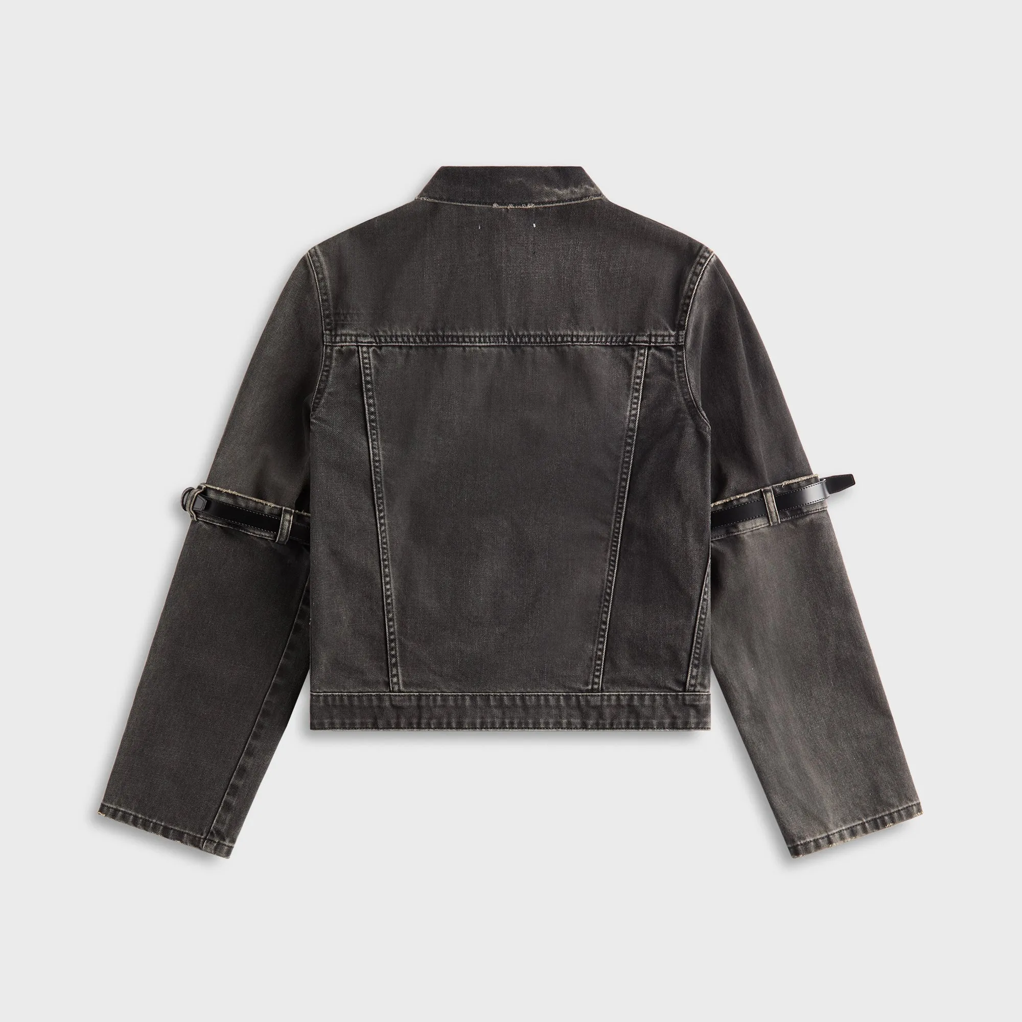 Coperni Hybrid Denim Short Jacket - Black Reversible Layer Flexible Material