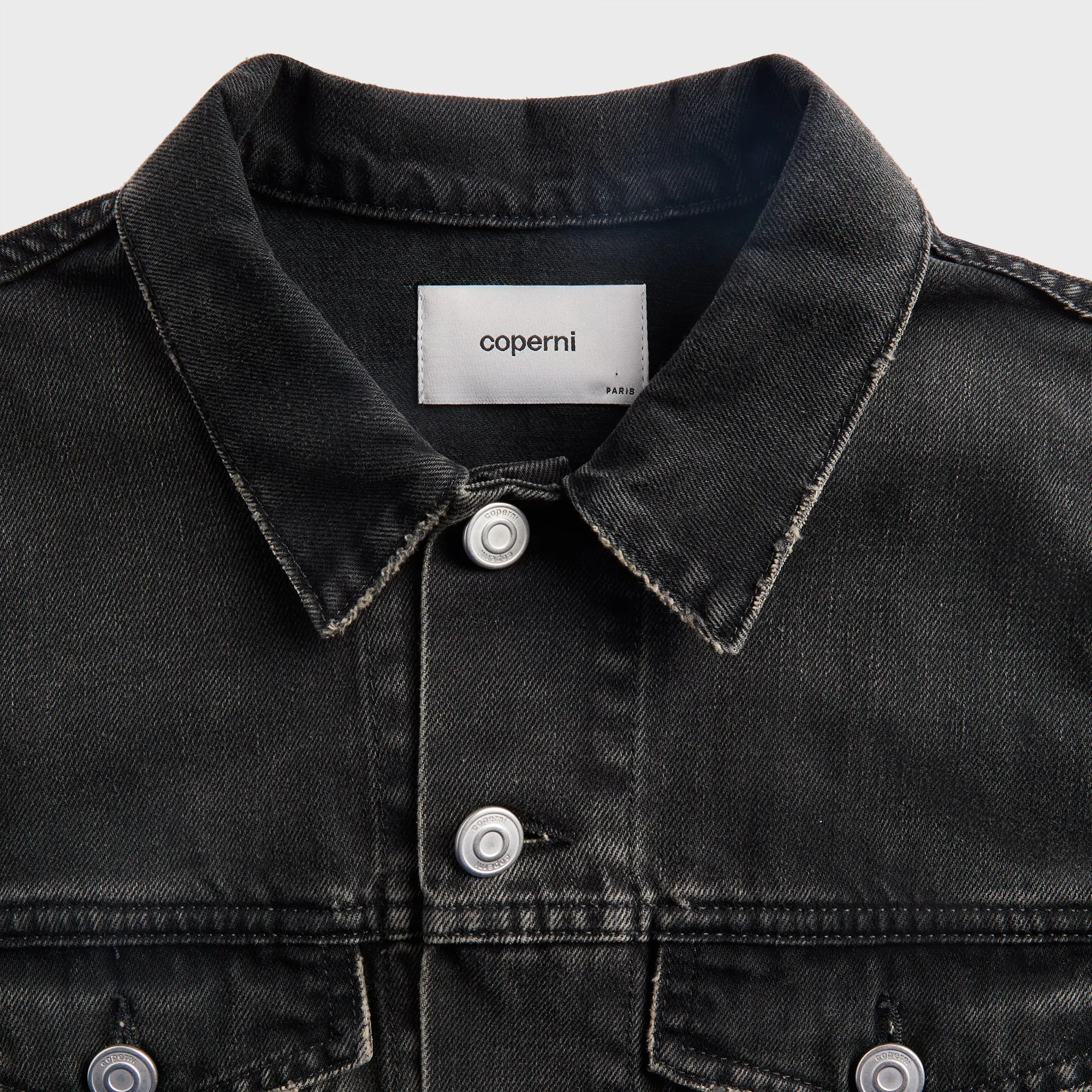 Coperni Hybrid Denim Short Jacket - Black Flexible Mobility