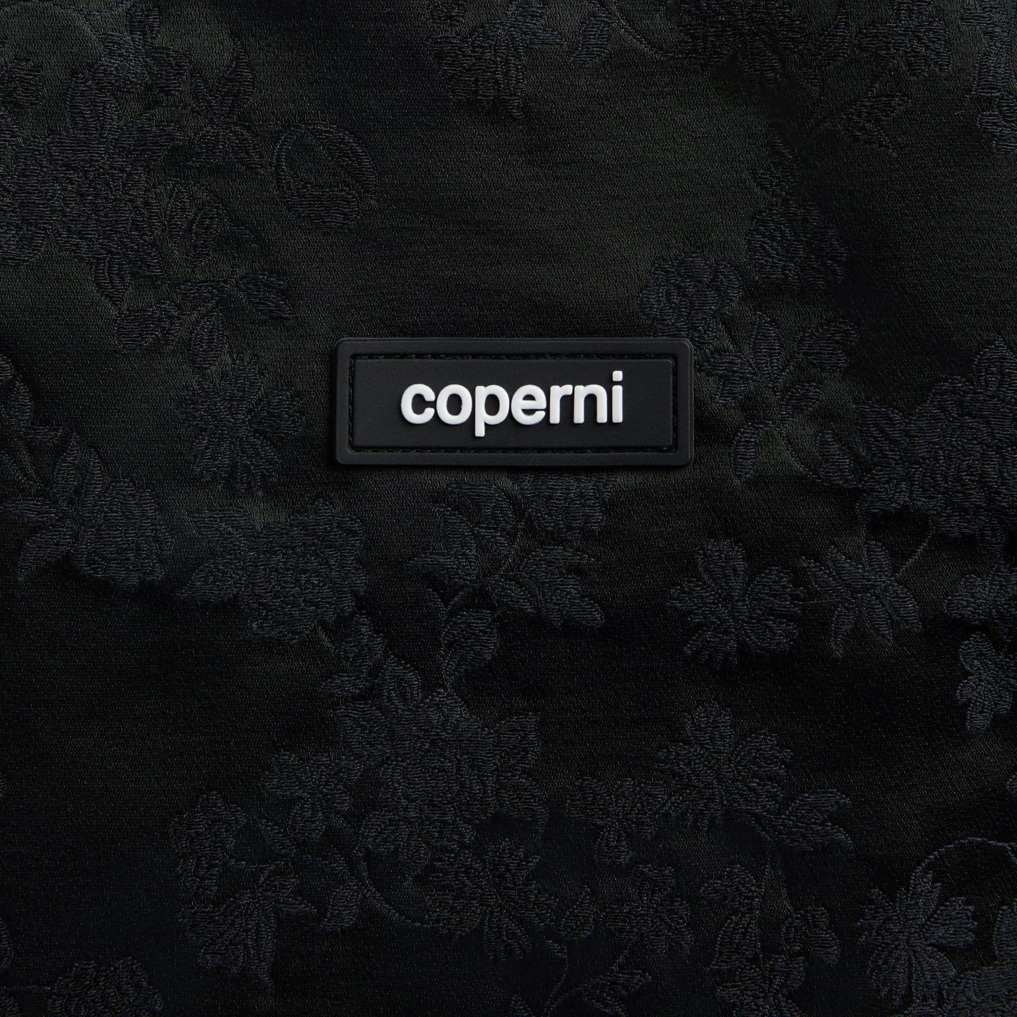 Coperni Jacquard Zipped Jacket - Black All Day Fit Fleece Backing