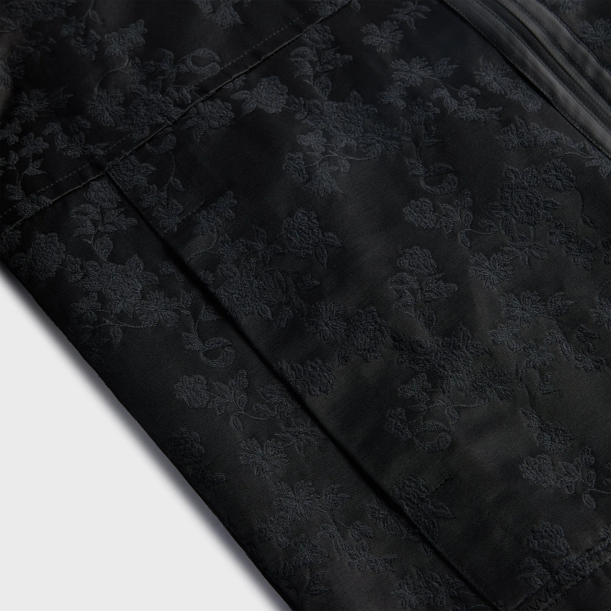 Pattern Print Coperni Jacquard Zipped Jacket - Black