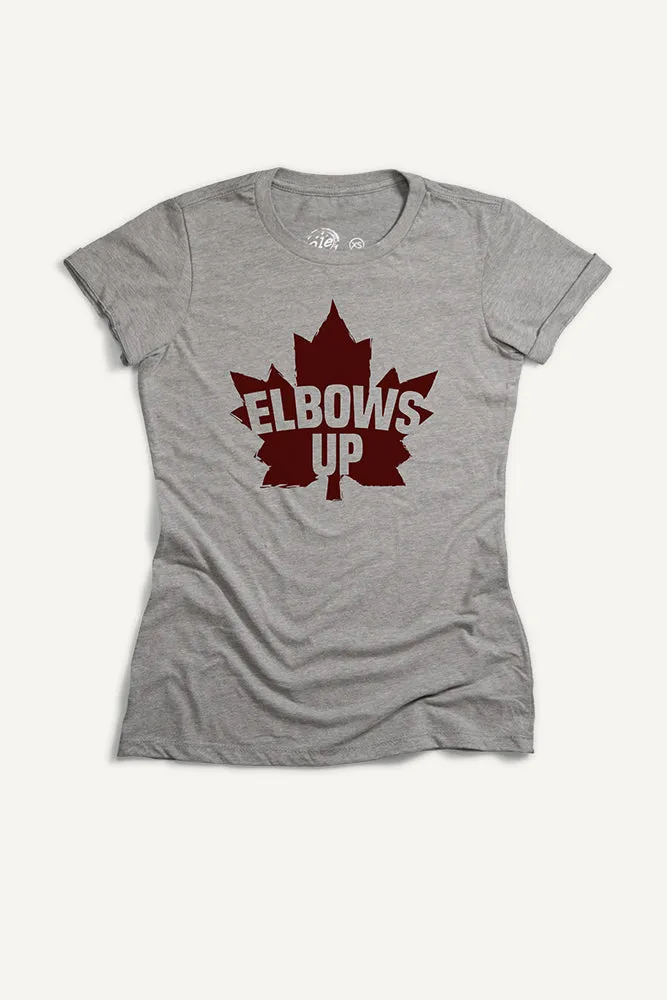 Elbows Up T-shirt (Womens) Sleek Performance Fit