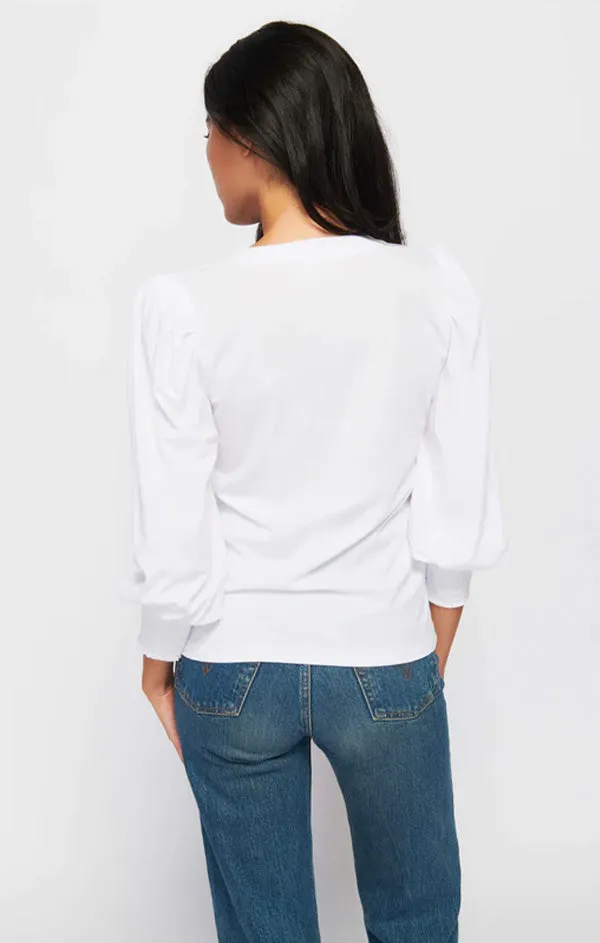 Flora Peasant Tee SweatAbsorbentLining