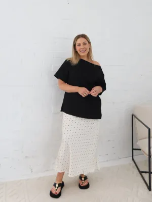 Aya Skirt Gather Details Chill Vibe