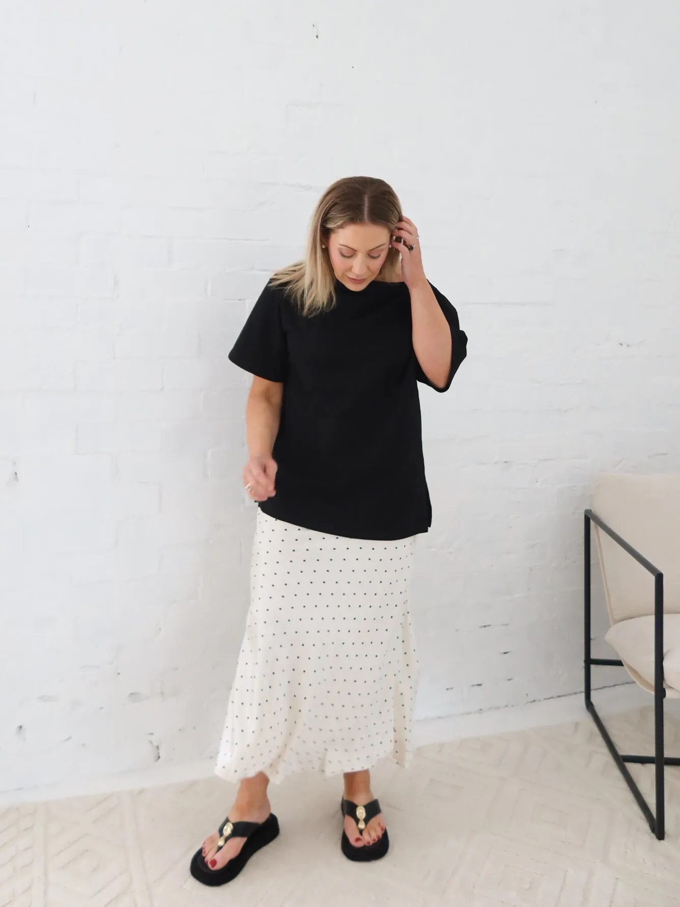 Cool Details Erasable Crease Aya Skirt