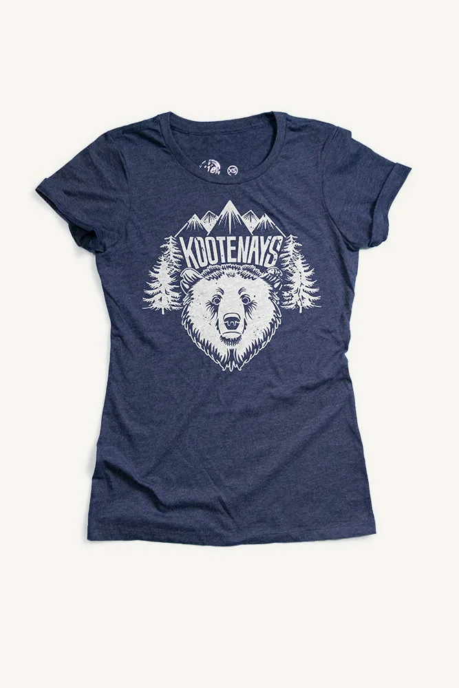 Kootenays Bear T-shirt (Womens) Seasonal Smart