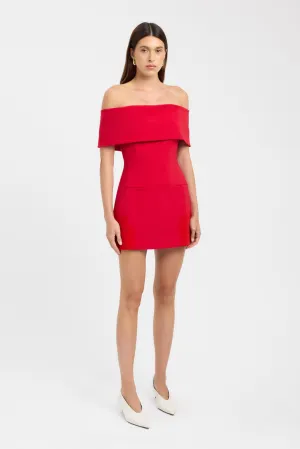 Removable-Straps Neutral Base Alto Pocket Mini Dress