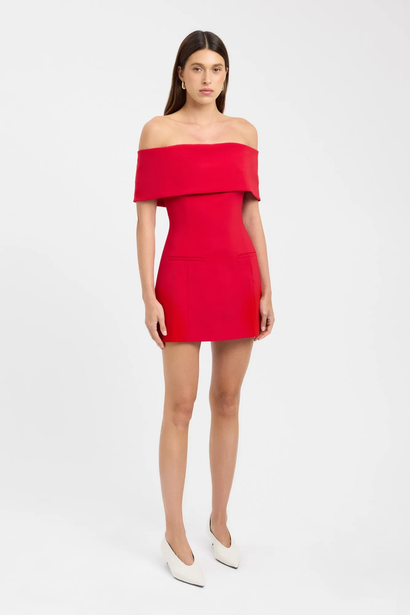 Alto Pocket Mini Dress Wrap Charm Quiet Glow