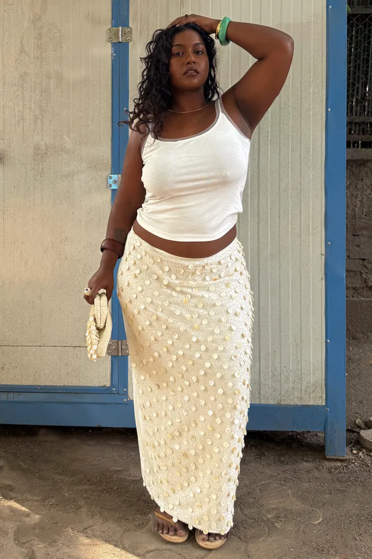 Laidback Feel Aesthetic Fit Shells Dorris Skirt