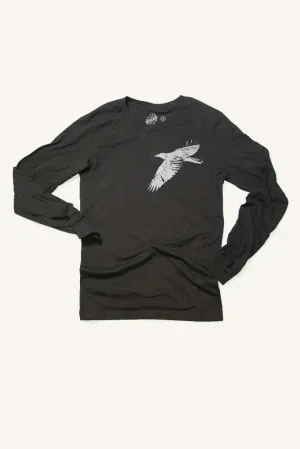 Crow Longsleeve Shirt (Unisex) Casual Design