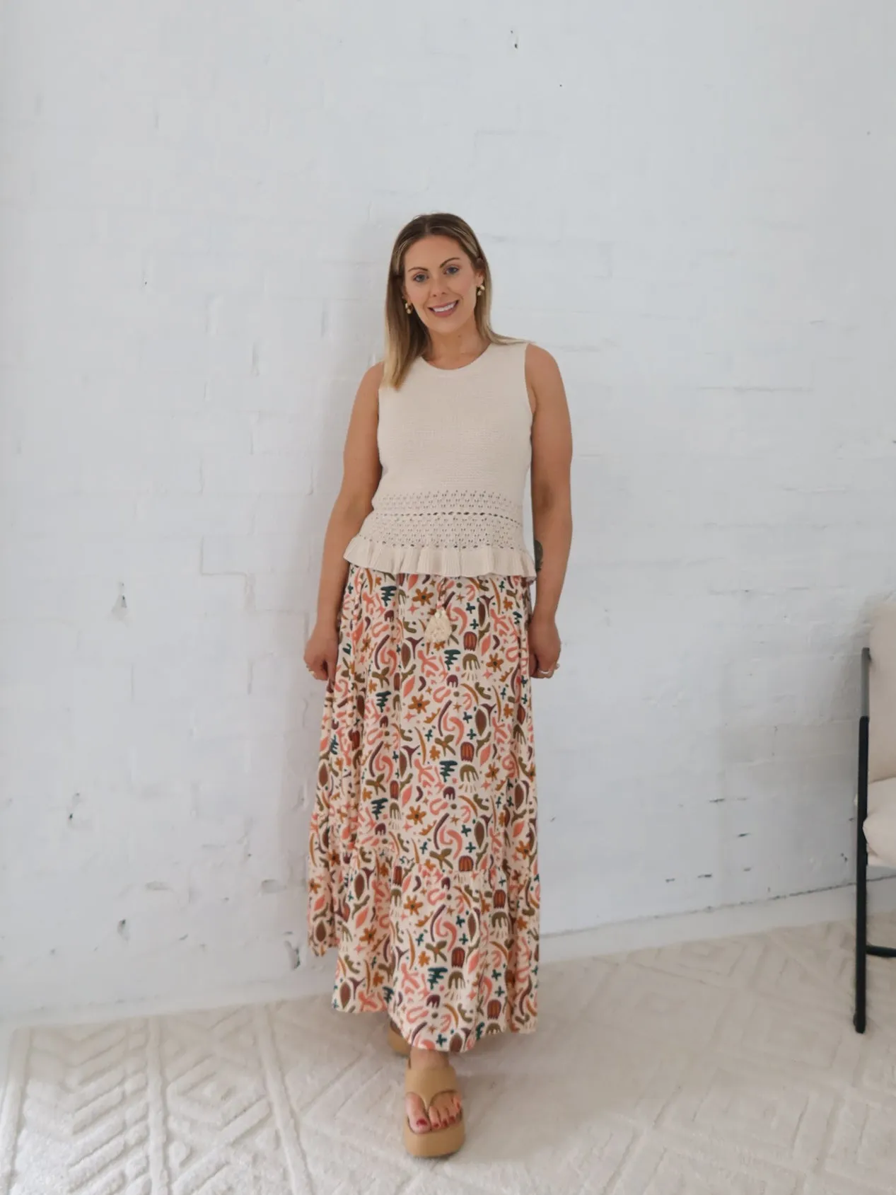 Sable Skirt Heritage Inspired Quilted Texture