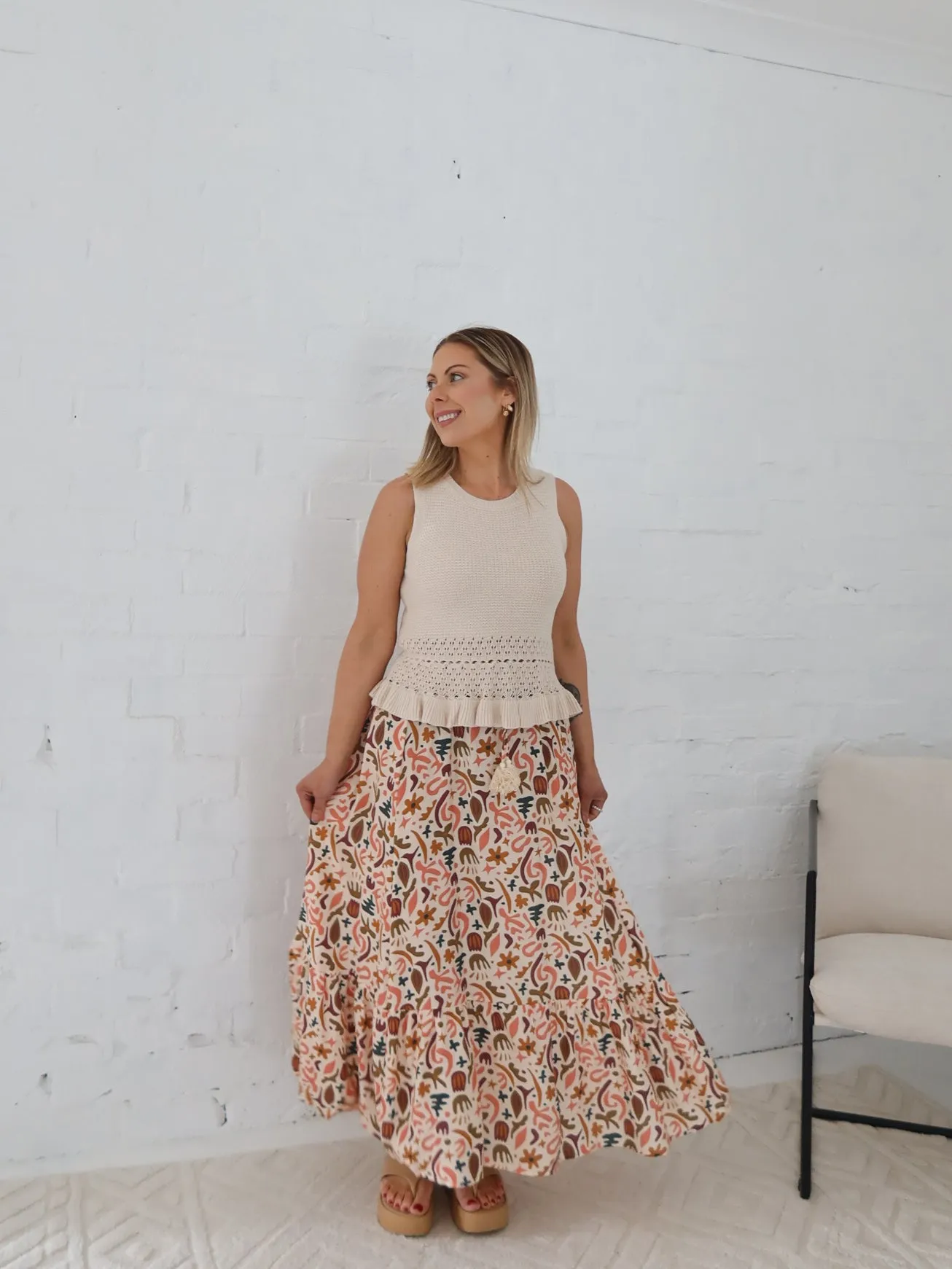 Sable Skirt Tonal Look