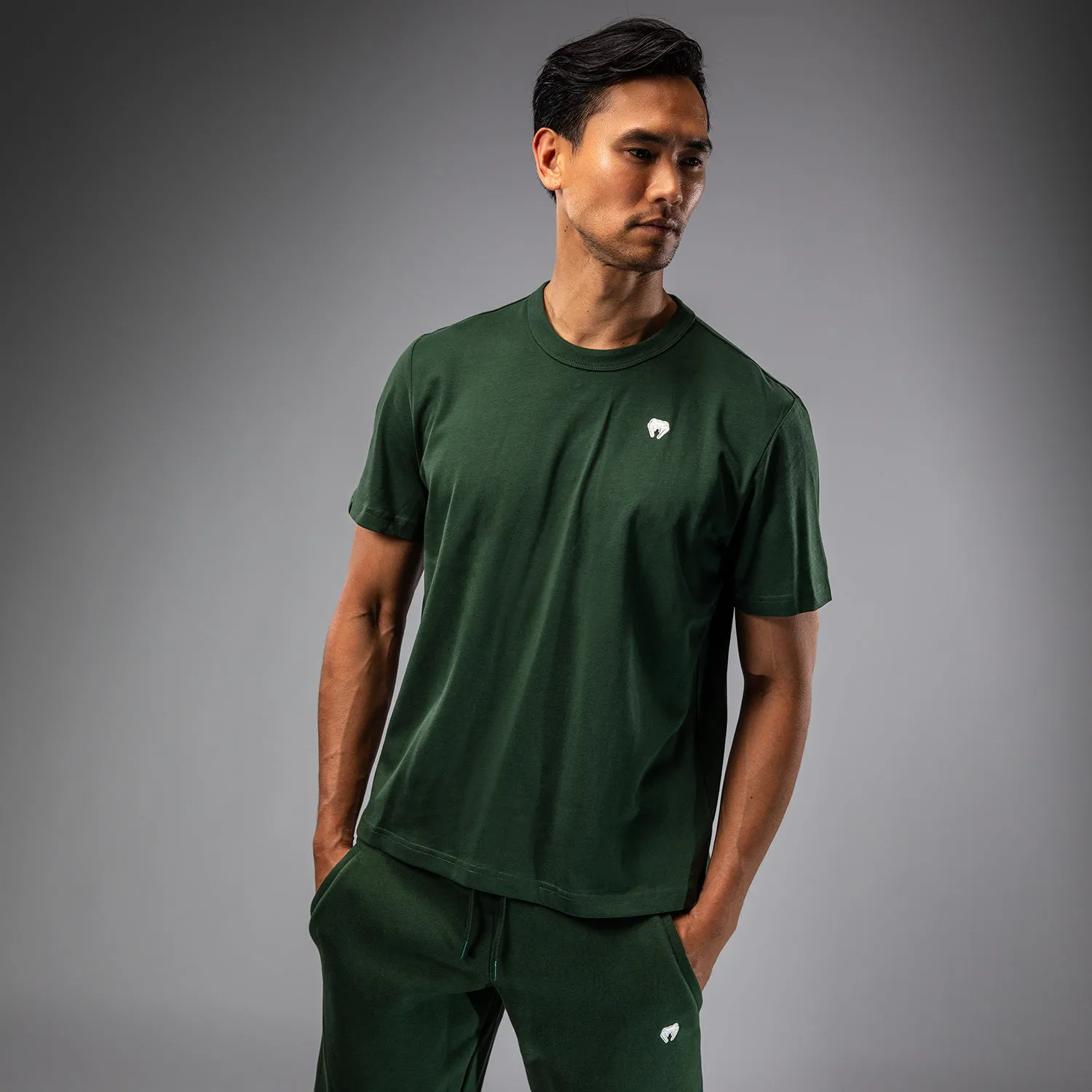 Venum Silent Power T-Shirt - Forest Green Casual Comfort Layer Active Flex
