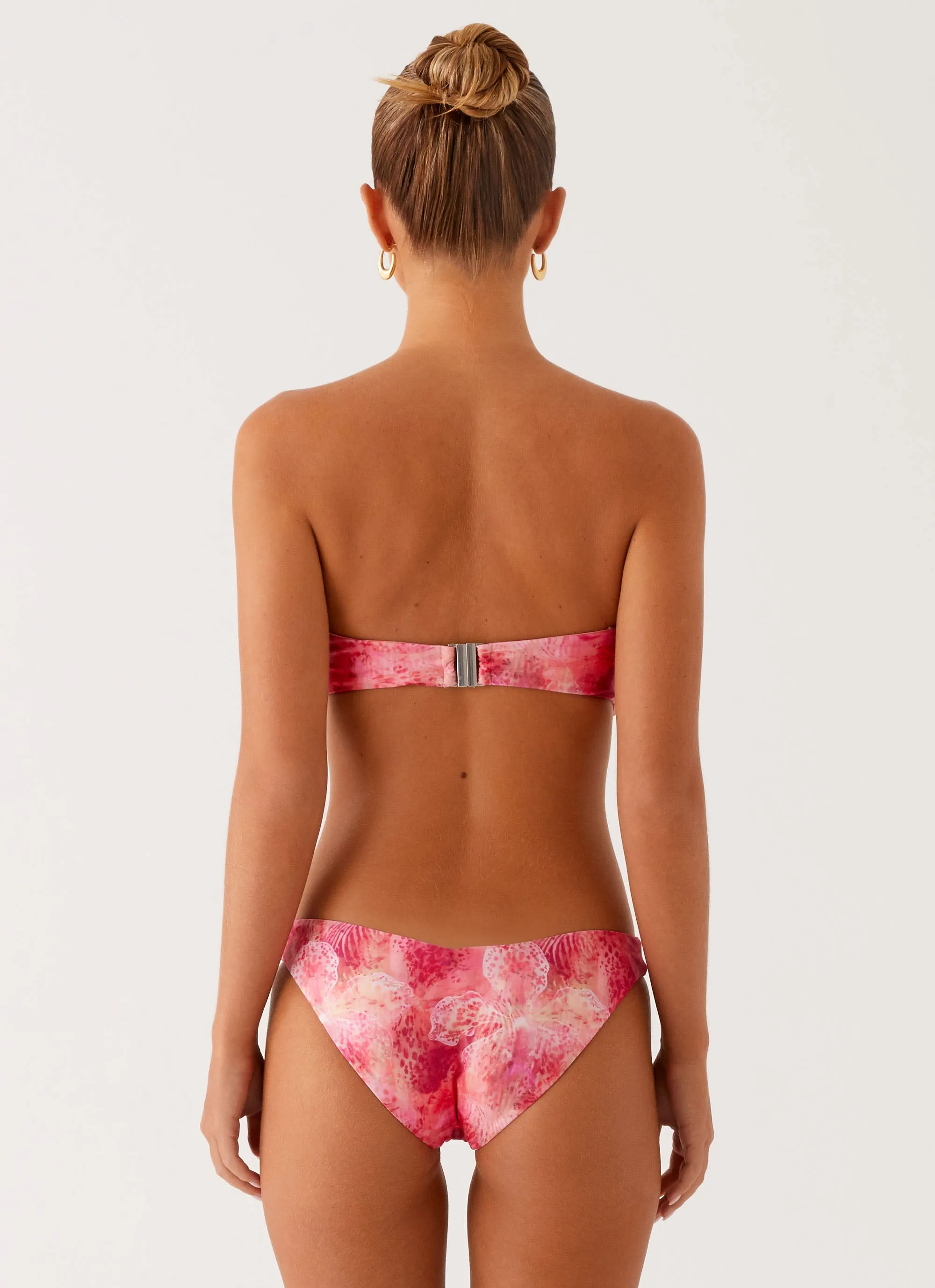 Delta Bandeau Bikini Top - Flamingo Fling Active Beachwear Beach Vibes