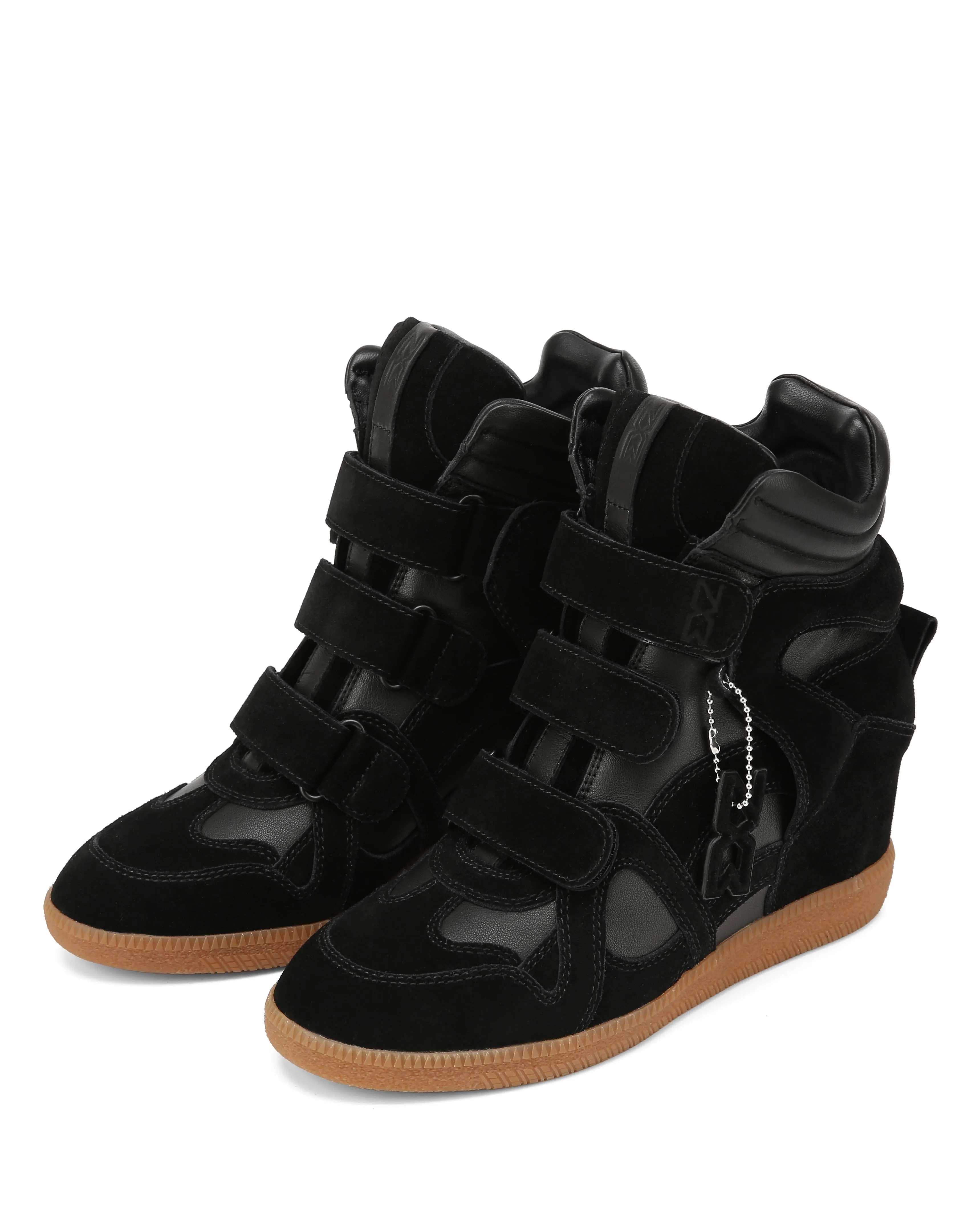 Demmi Black Leather/Suede Neutral design