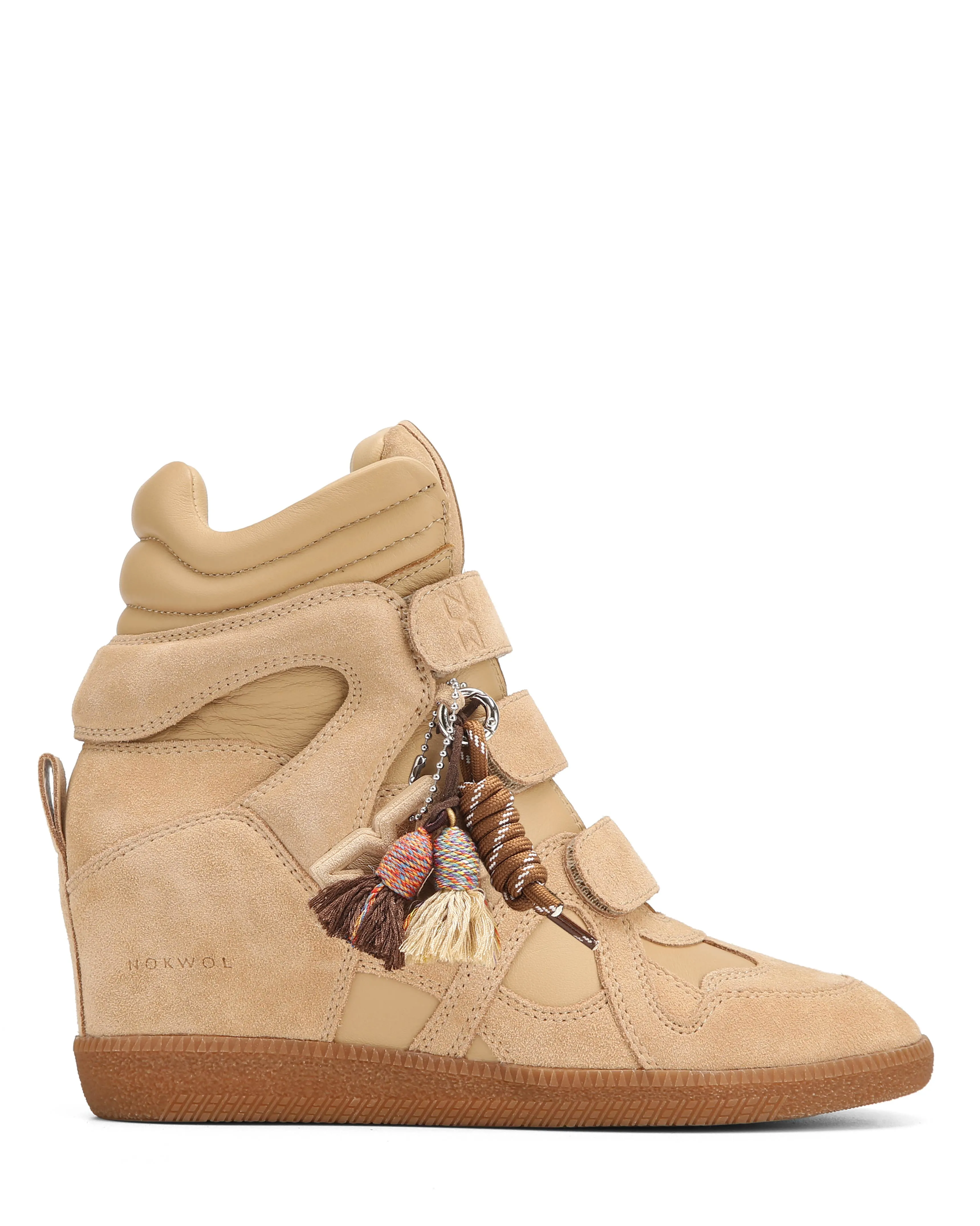 Demmi Camel Leather/Suede Cozy And Warm Deep Tread