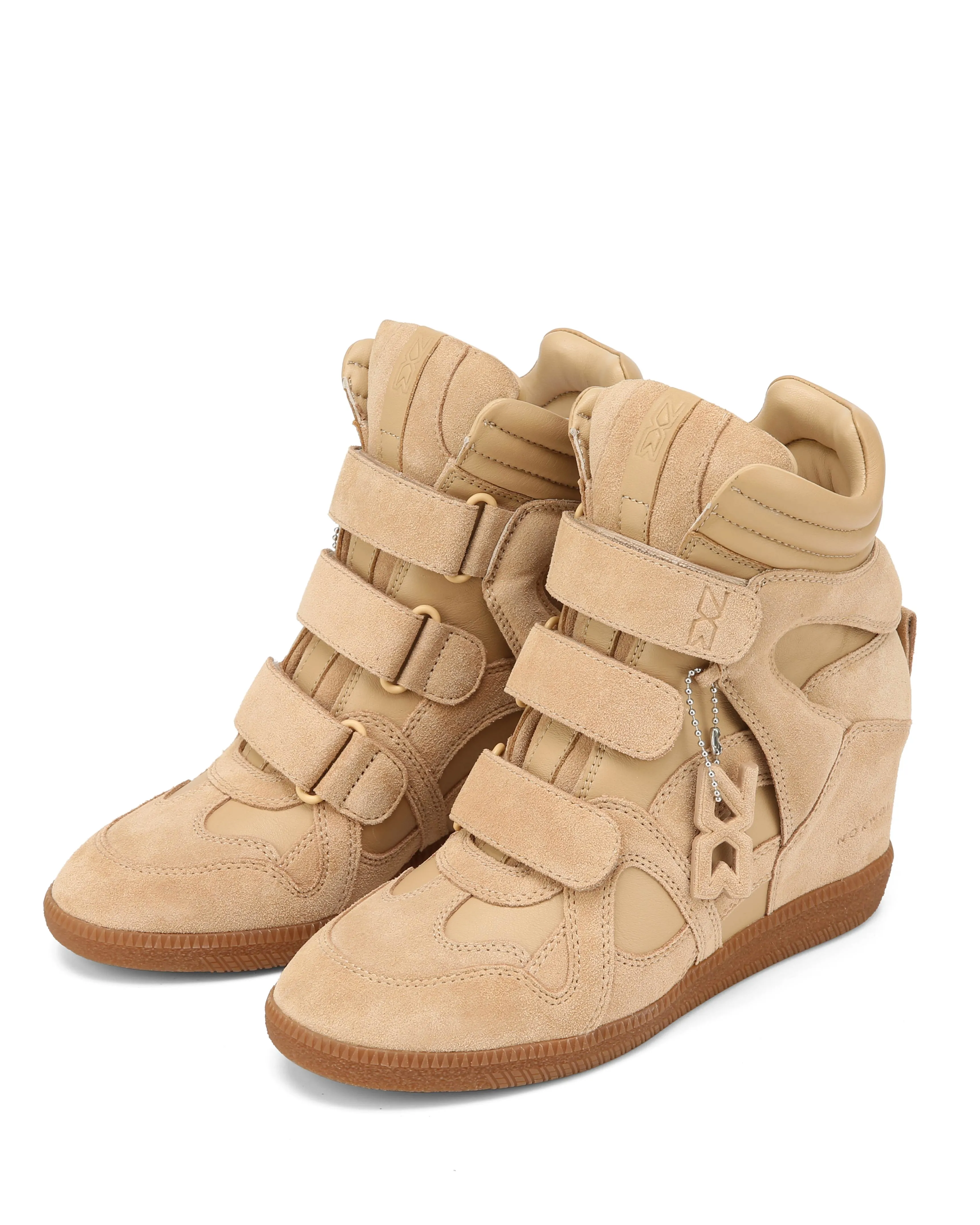 Padded Collar Support Demmi Camel Leather/Suede