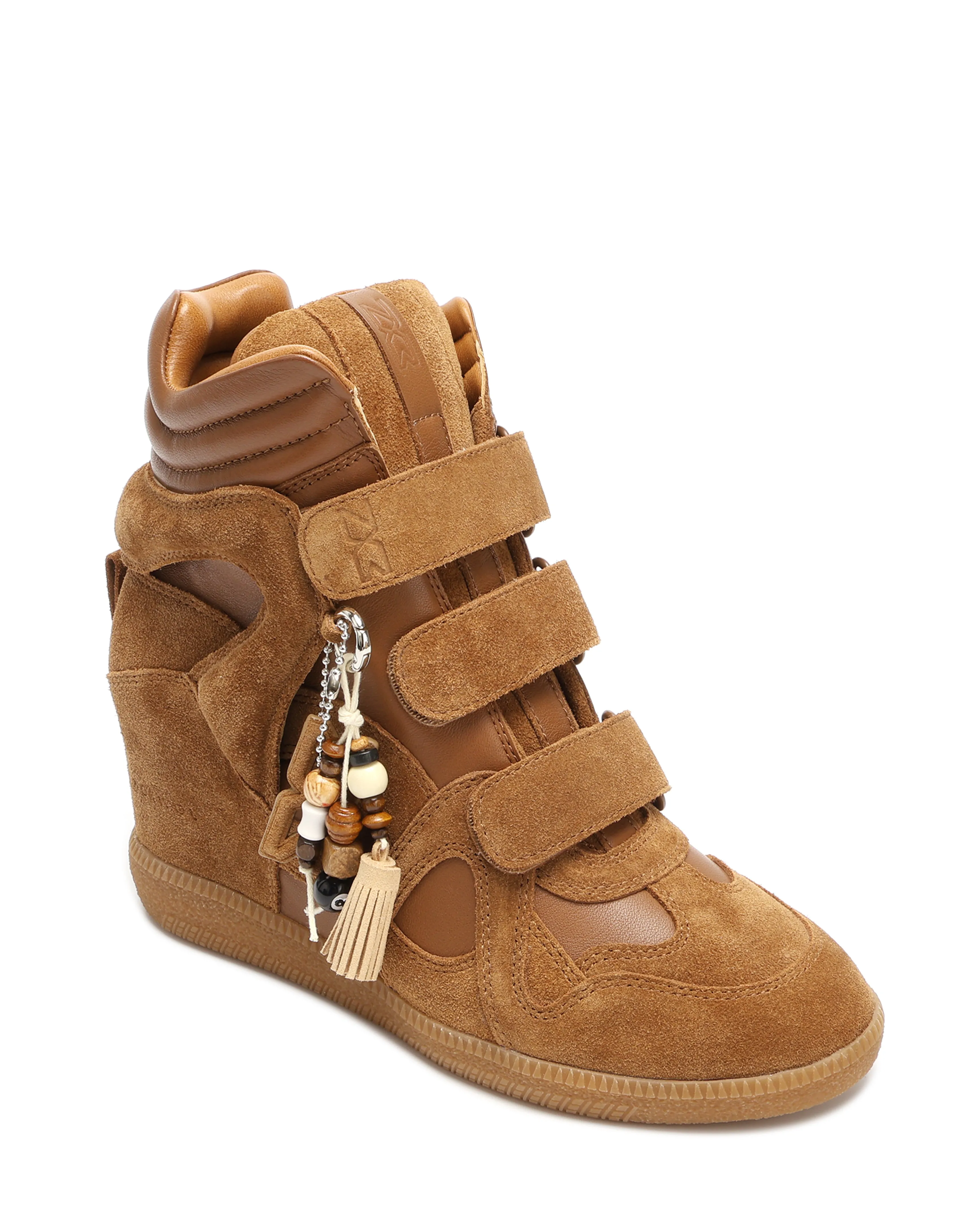 Odor Control Layer High   Quality Leather Demmi Tan Leather/Suede